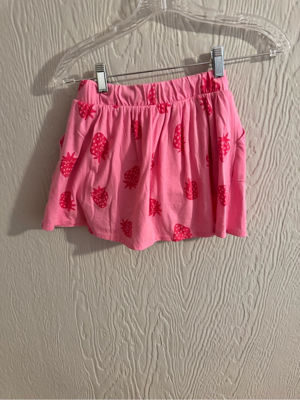Cat & Jack Pink Strawberry Print Skort - Picture 3 of 5